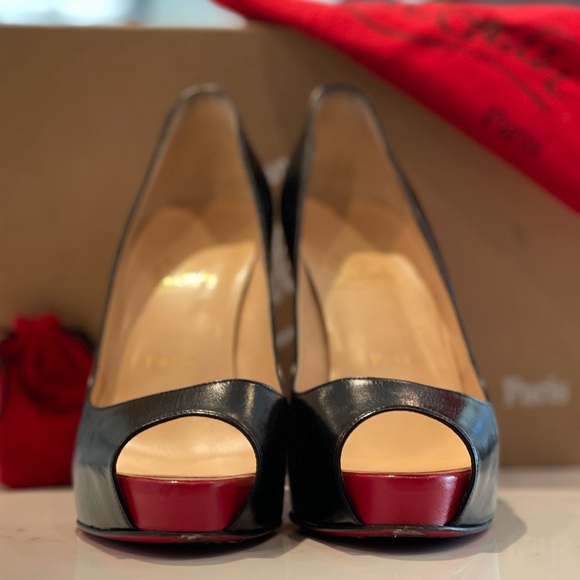 Christian Louboutin Very Prive 120 open toe pump - Picture 3 of 10